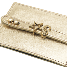Cargar imagen en el visor de la galería, UMBI Tarjetero de Cuero Personalizado - DORADO