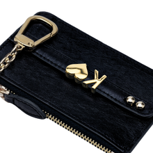 Cargar imagen en el visor de la galería, UMBI Monedero Mini de Cuero Personalizado - NEGRO