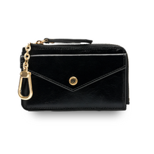 Cargar imagen en el visor de la galería, UMBI Monedero de Cuero Personalizado - NEGRO