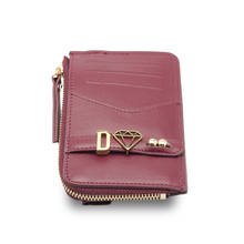 Cargar imagen en el visor de la galería, UMBI Monedero de Cuero Personalizado - BURDEOS