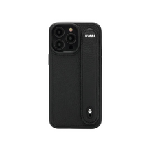 Cargar imagen en el visor de la galería, YOUZ. Funda personalizada de cuero para iPhone -Negro/Plata
