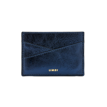 Cargar imagen en el visor de la galería, UMBI Tarjetero de Cuero Personalizado - AZUL MARINO
