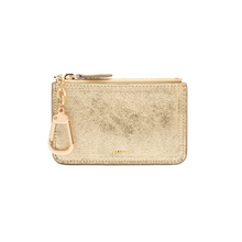 Cargar imagen en el visor de la galería, UMBI Monedero Mini de Cuero Personalizado - DORADO
