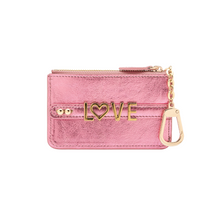 Cargar imagen en el visor de la galería, UMBI Monedero Mini de Cuero Personalizado - ROSA
