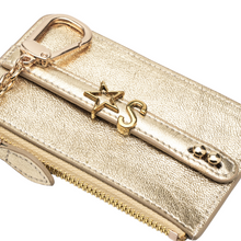 Cargar imagen en el visor de la galería, UMBI Monedero Mini de Cuero Personalizado - DORADO
