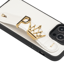 Cargar imagen en el visor de la galería, GLAM. Funda personalizada de cuero para iPhone - PERLA.
