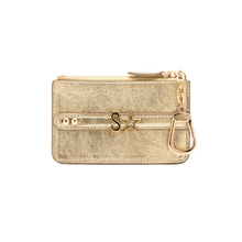 Cargar imagen en el visor de la galería, UMBI Monedero Mini de Cuero Personalizado - DORADO
