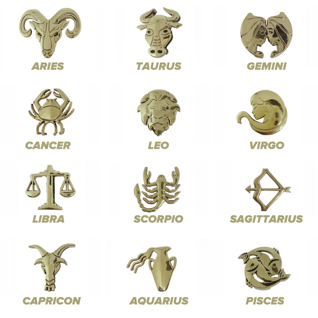 UMBI. Signos astrológicos en dorado para FUNDA