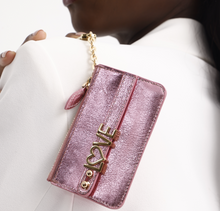 Cargar imagen en el visor de la galería, UMBI Monedero Mini de Cuero Personalizado - ROSA
