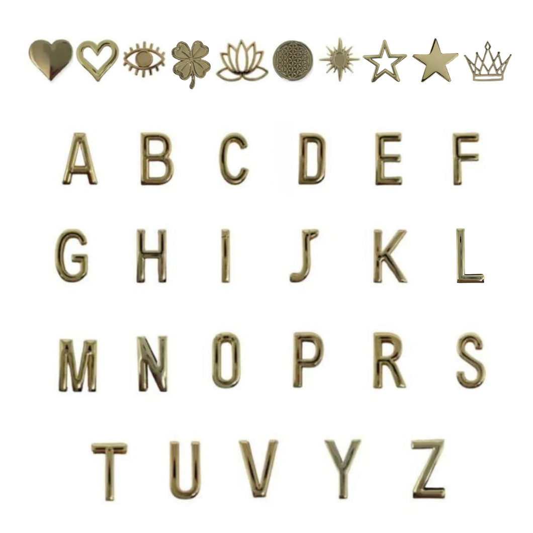 UMBI Letras Metalicas DORADO para FUNDA
