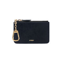 Cargar imagen en el visor de la galería, UMBI Monedero Mini de Cuero Personalizado - NEGRO
