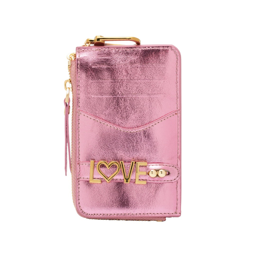 UMBI Monedero de Cuero Personalizado - ROSA