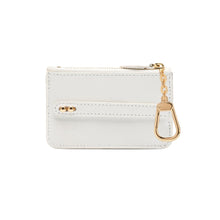 Cargar imagen en el visor de la galería, UMBI Monedero Mini de Cuero Personalizado - PEARL BLANCO
