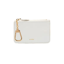 Cargar imagen en el visor de la galería, UMBI Monedero Mini de Cuero Personalizado - PEARL BLANCO
